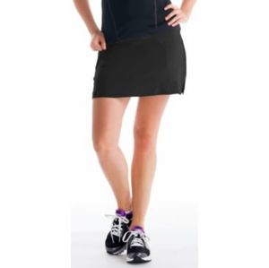 Lolë Running Skort in Black, Size Large